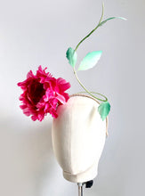 Luna - Pink Feather Flower Fascinator - MM1288