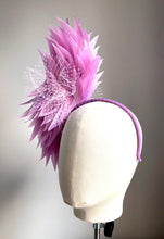 Tawn  - Lilac Feather  Fascinator - MM431
