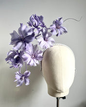 Florence - Lavender Feather Fascinator