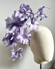 Florence - Lavender Feather Fascinator