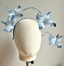 Sammi - Blue Feather Fascinator