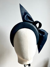Giselle - Navy Leather Headband