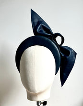 Giselle - Navy Leather Headband