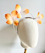Sherri - Orange Feather Fascinator