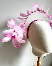 Pippa - Pink Feather Fascinator