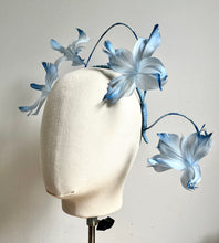 Sammi - Blue Feather Fascinator