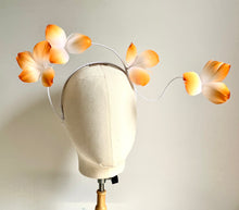 Sherri - Orange Feather Fascinator