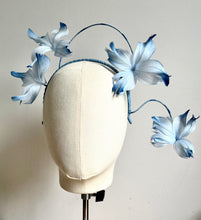 Sammi - Blue Feather Fascinator