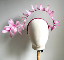 Pippa - Pink Feather Fascinator