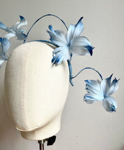 Sammi - Blue Feather Fascinator