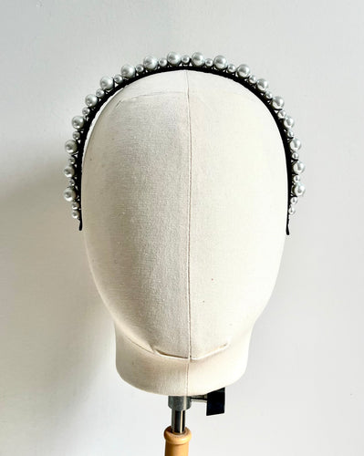 Faith - Black & Pearl Headband