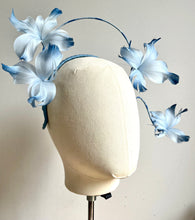 Sammi - Blue Feather Fascinator