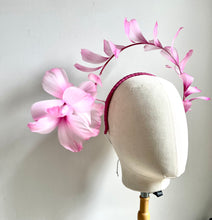 Pippa - Pink Feather Fascinator
