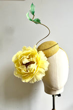 Kassidy - Yellow Feather Fascinator