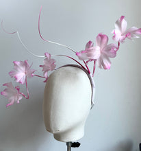 Pollie - Pink Feather Fascinator