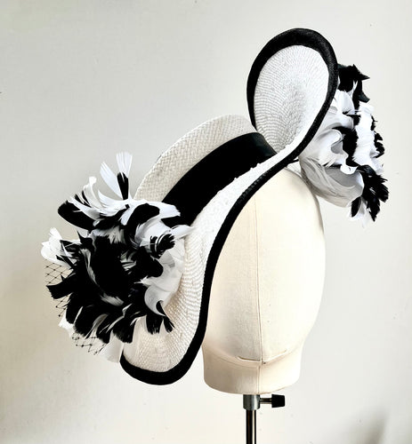 Marlo - Black & White Hat