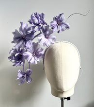Florence - Lavender Feather Fascinator