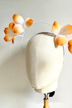Sherri - Orange Feather Fascinator
