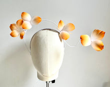 Sherri - Orange Feather Fascinator
