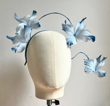 Sammi - Blue Feather Fascinator
