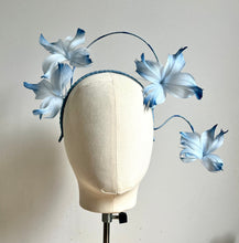 Sammi - Blue Feather Fascinator