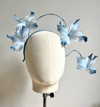 Sammi - Blue Feather Fascinator
