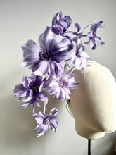 Florence - Lavender Feather Fascinator