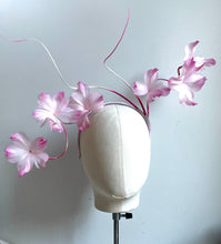 Pollie - Pink Feather Fascinator
