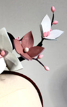 Evaleigh - Floral Leather Fascinator