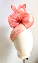 Odette - Peach Straw & Silk Hat - MM1145
