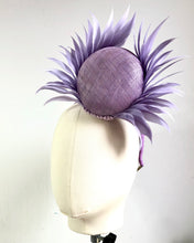 Allora - Lavender Feather Fascinator - MM969