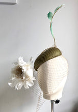 Demi - Olive Green & Ivory Hat - MM1178