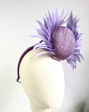Allora - Lavender Feather Fascinator - MM969