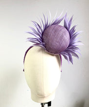 Allora - Lavender Feather Fascinator - MM969