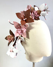 Evaleigh - Floral Leather Fascinator