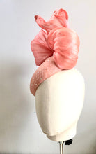 Odette - Peach Straw & Silk Hat - MM1145