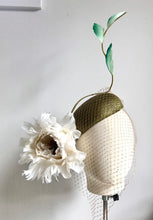 Demi - Olive Green & Ivory Hat - MM1178