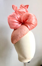 Odette - Peach Straw & Silk Hat - MM1145