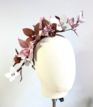 Evaleigh - Floral Leather Fascinator