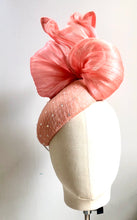 Odette - Peach Straw & Silk Hat - MM1145