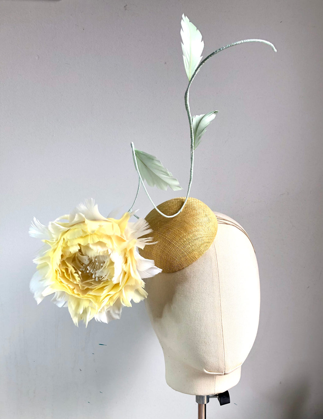 Howell - Yellow Flower Fascinator - MM1041