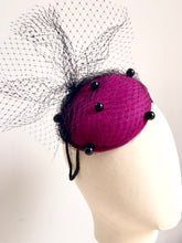 Beth - Pink Felt Button Hat - MM879