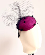 Beth - Pink Felt Button Hat - MM879