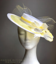 Daisy - Yellow & White Boater - MM314