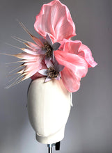 Jose - Silk & Leather Fascinator - MM440