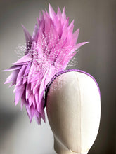 Tawn  - Lilac Feather  Fascinator - MM431