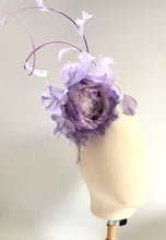 Shellie - Feather Flower Fascinator  - MM698