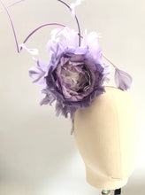 Shellie - Feather Flower Fascinator  - MM698