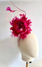 Shellie - Pink Feather Flower Fascinator  - MM698