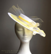 Daisy - Yellow & White Boater - MM314